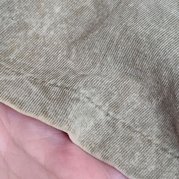 Vtg Mens Green 90s Wolves Double Sided Tee Single Stich Mineral Wash Wilderness - Picture 3 of 10